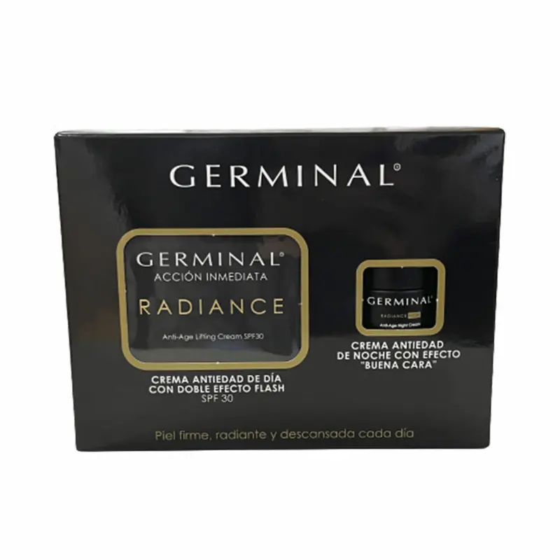 Germinal Acción Inmediata Radiance - Lote Crema Día 50ml + Noche 15ml