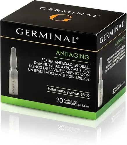 Germinal Sérum Antiedad Hidratante - 30 Ampollas Faciales Antiarrugas
