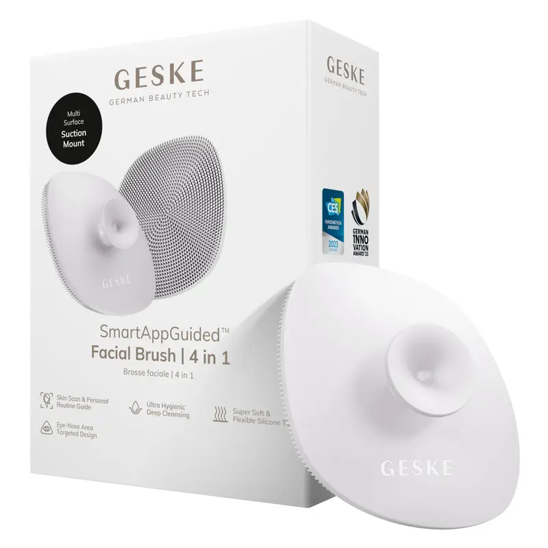 GESKE Cepillo Facial SmartAppGuided™ 4 en 1 | Limpieza Sónica Profesional