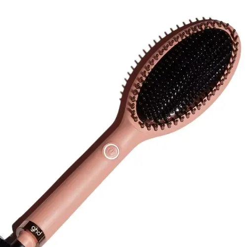 GHD Glide Cepillo térmico alisador color rosa