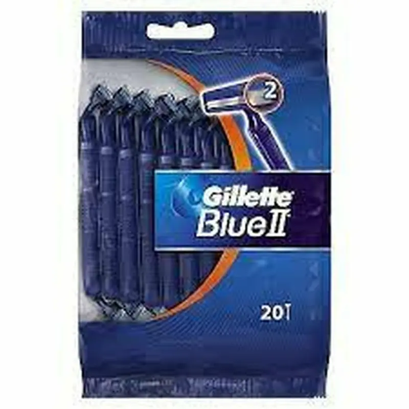 Gillette BlueII Maquinillas Desechables Hombre 15+5 - Dos Hojas