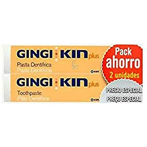 Gingi Kin Plus Pasta Dentífrica 2x125ml - Higiene Bucal Diaria
