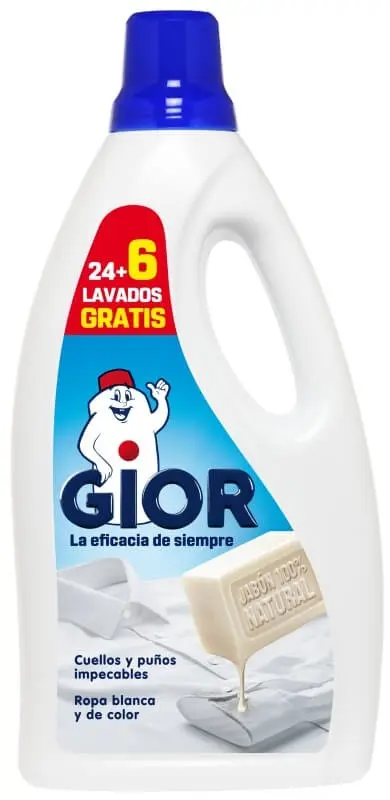 Gior Detergente Líquido 1950 ml – Limpieza Profunda con Jabón 100% Natural
