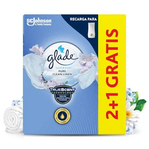 Glade Un Toque Recambio Frescor de Ropa - Pack 3 Unidades