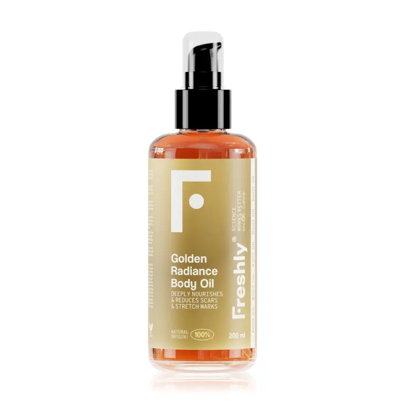 Golden Radiance Body Oil Freshly Cosmetics