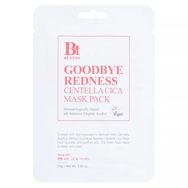 GOODBYE REDNESS CENTELLA CICA MASK