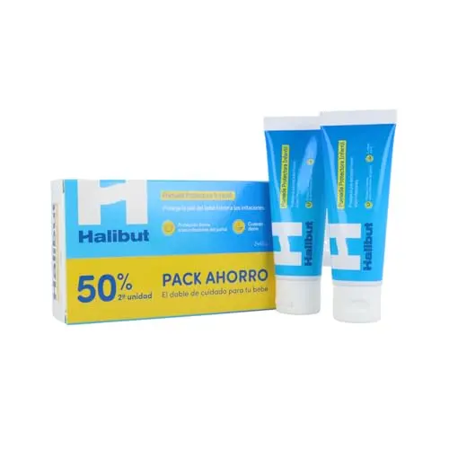 Halibut Dermoh Duplo Pack - Pomada Protectora para Bebé 2x45g