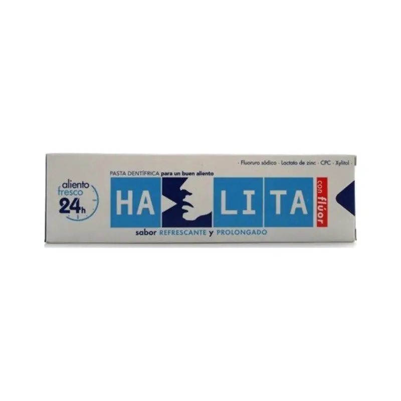 HALITA CON FLUOR PASTA DENTIFRICA 1 ENVASE 75 ML