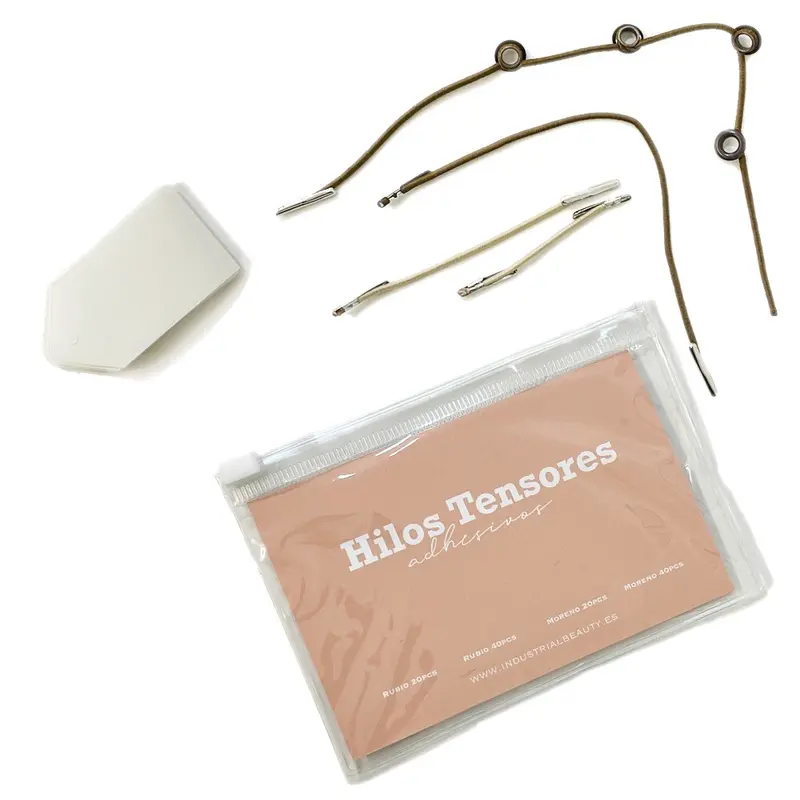 Hilos Tensores Adhesivos, Moreno 20pcs - Industrial Beauty