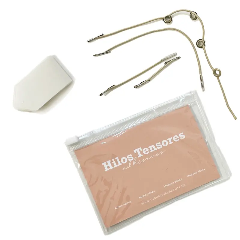 Hilos Tensores Adhesivos, Rubio 20pcs - Industrial Beauty