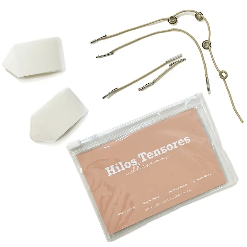 Hilos Tensores Adhesivos, Rubio 40pcs - Industrial Beauty