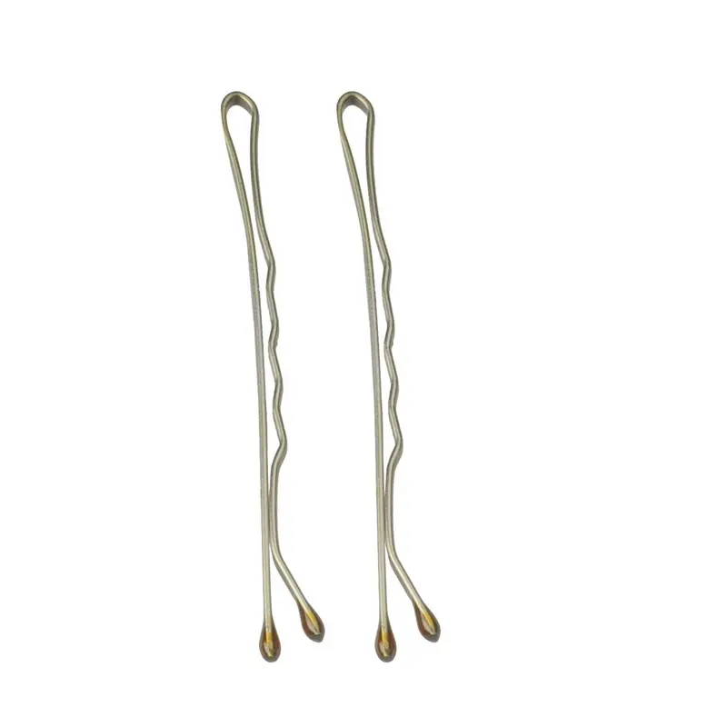 Horquillas Clips Ondulados con Bolita, 5 cms. Eurostil 01610, Caja 300 Uds