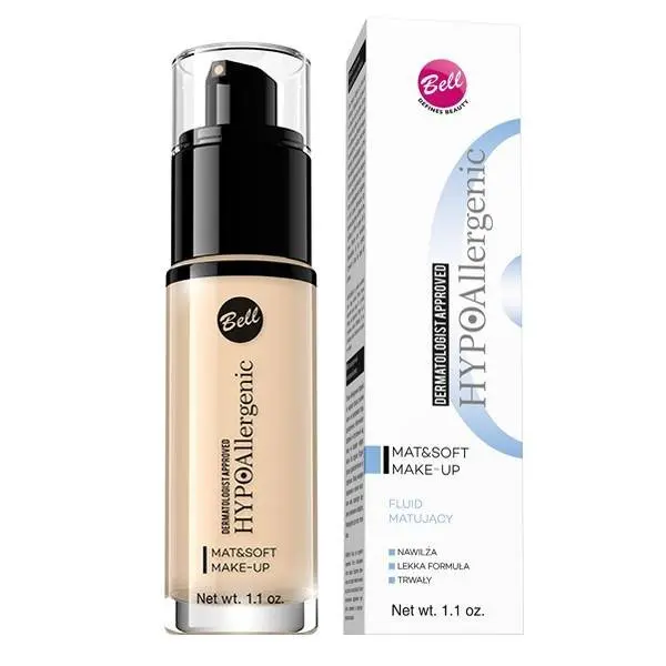 HYPO Base de maquillaje matificante hipoalergénica Mat&Soft - HYPO Base de maquillaje Mat&Soft