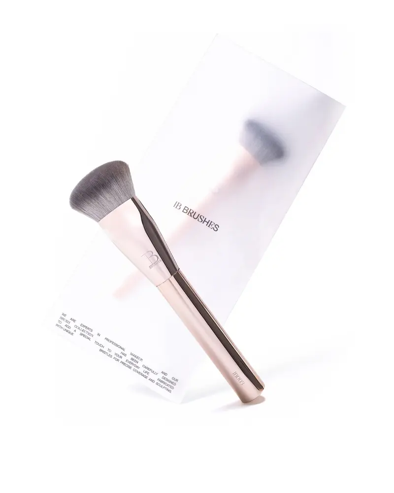 IB003 Gold - Brocha corte angular - IBbrushes Gold Collection