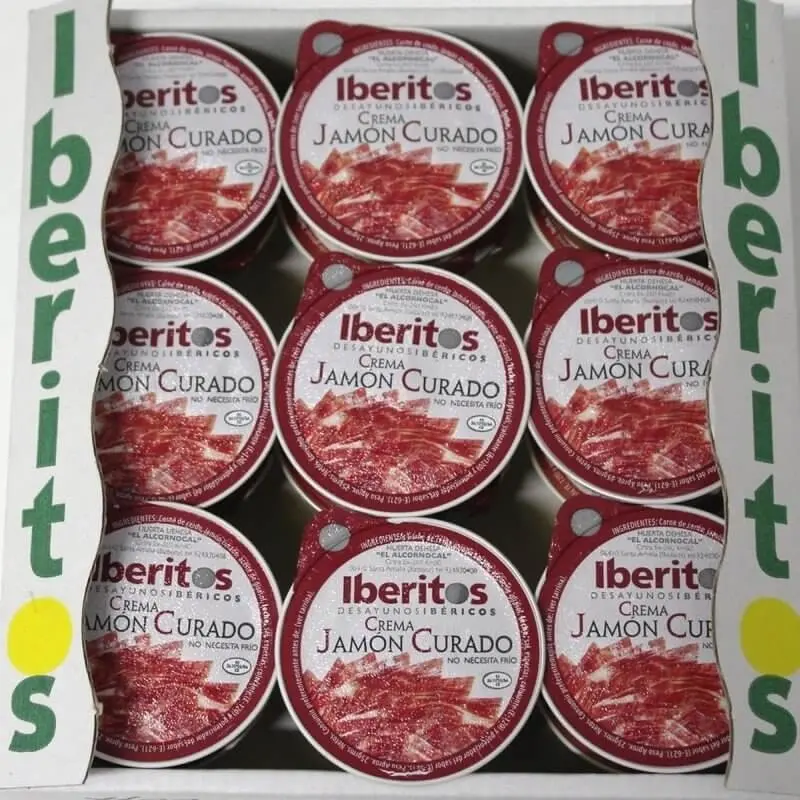 Iberitos Crema Jamon Curado 18 x 25G