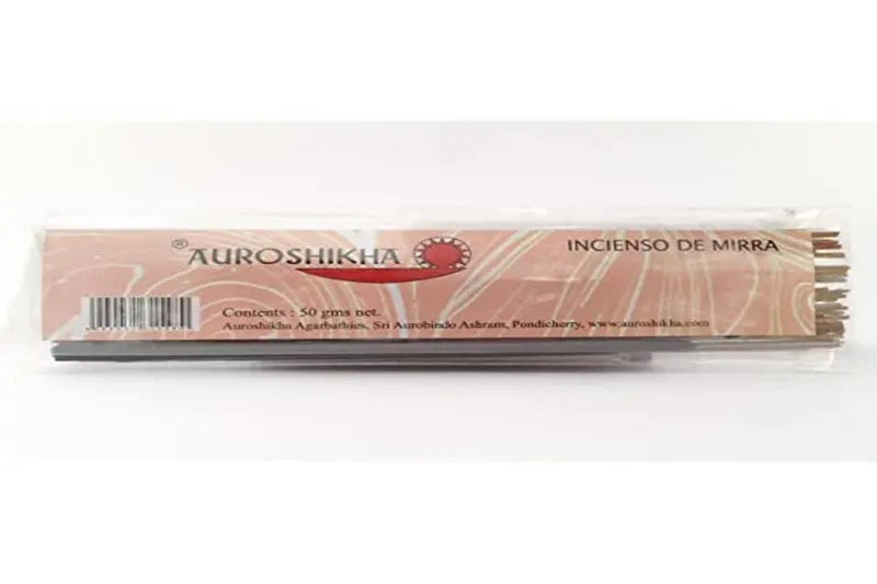 Incienso Auroshikha Mirra 50g - 60 Varillas Aromáticas