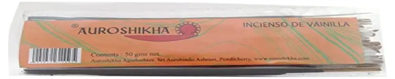 Incienso Auroshikha Vainilla 50g - 50-60 Varillas Naturales