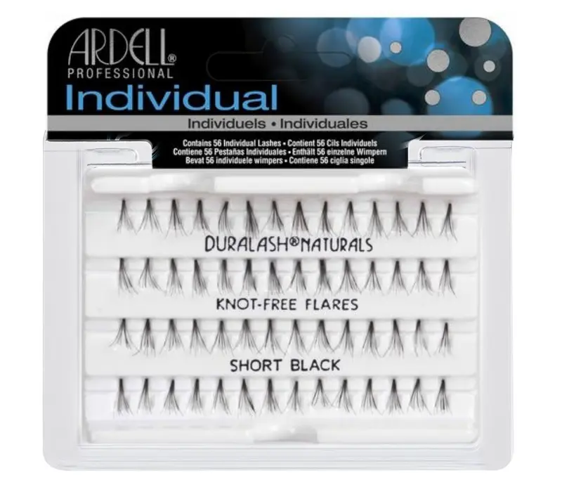 Individual Black Short - Pestañas en grupo sin nudo - Ardell