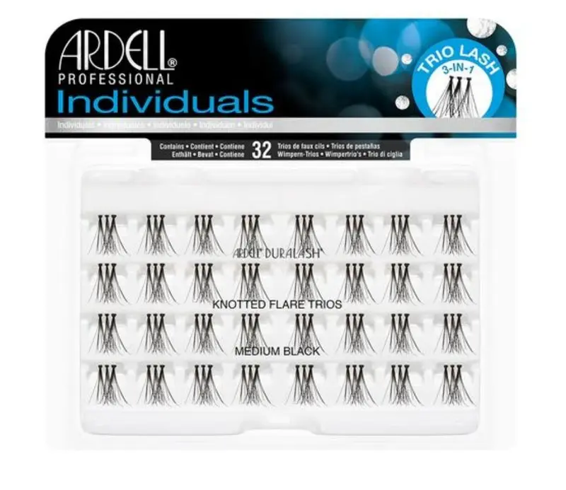 Individuals Black Medium - Pestañas en trios con nudo - Ardell