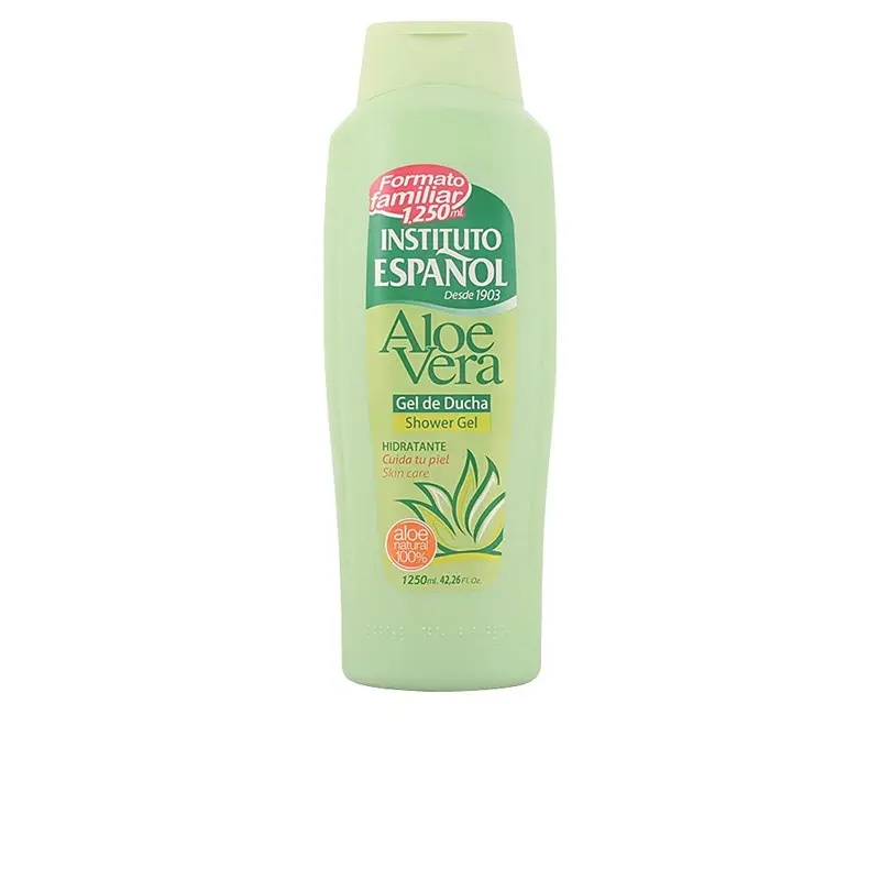 Instituto Español Gel de Baño Aloe Vera 1250 ML - Limpieza Profunda e Hidratación