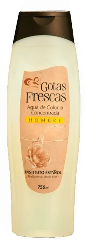 Instituto Español Gotas Frescas Agua de Colonia Hombre 750 ml – Frescura Intensa para el Día a Día