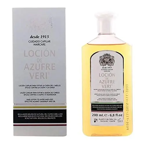 INTEA Loción Anticaída Azufre Veri 750 ml - Tratamiento Capilar Grasa y Caspa