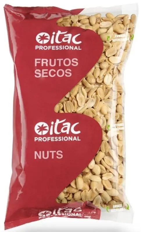 Itac Professional Cacahuetes Repelados Fritos 1 Kg - El Snack Perfecto para Cada Momento