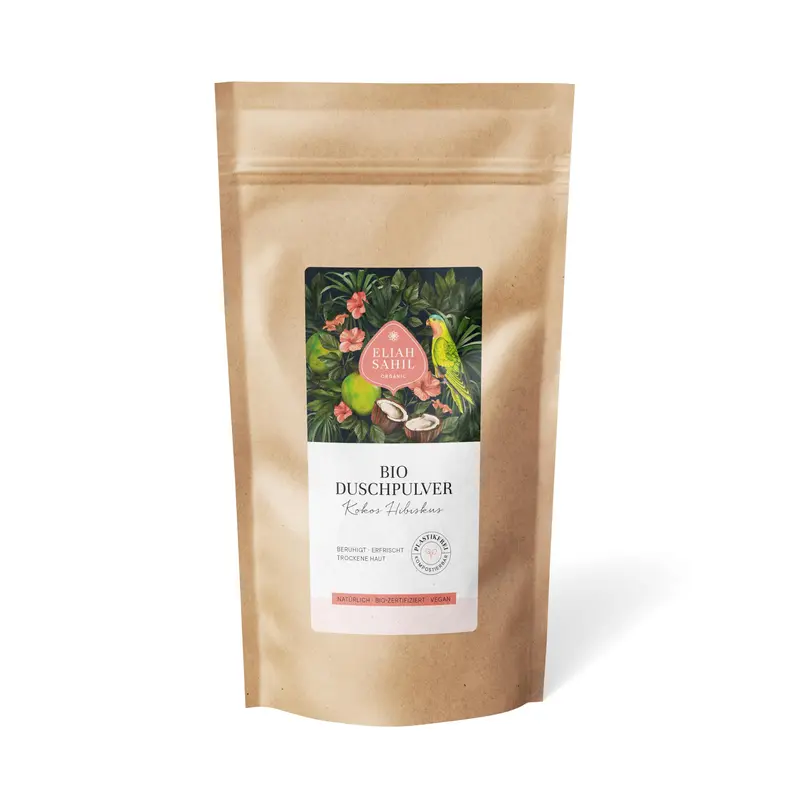 Jabón de Ducha en Polvo Coco & Hibisco - Recarga 250g para Pieles Secas