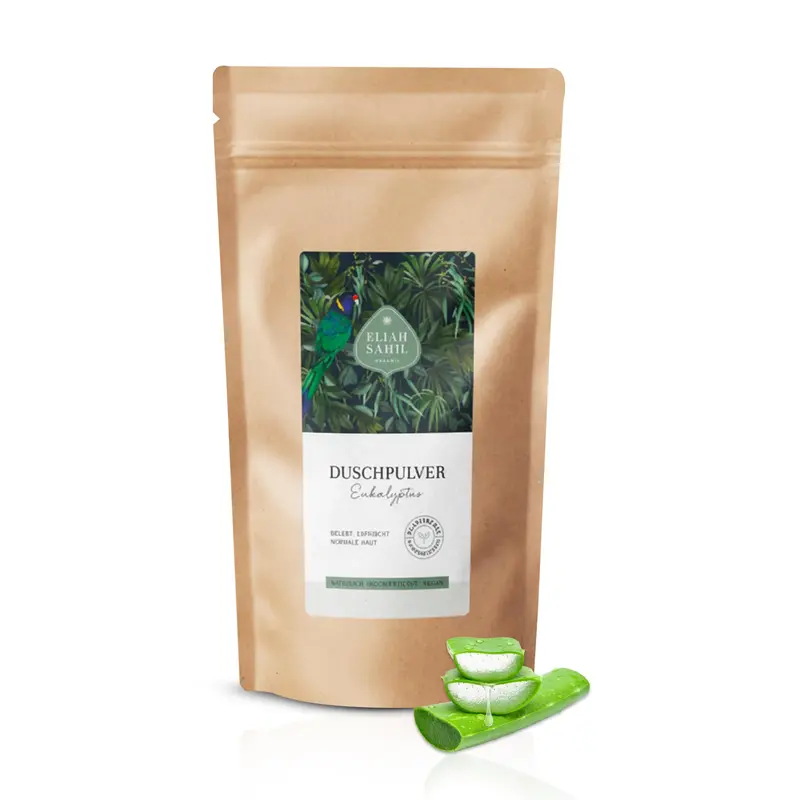 Jabón de Ducha en Polvo Eucalipto 250g - Pieles Normales Refrescante