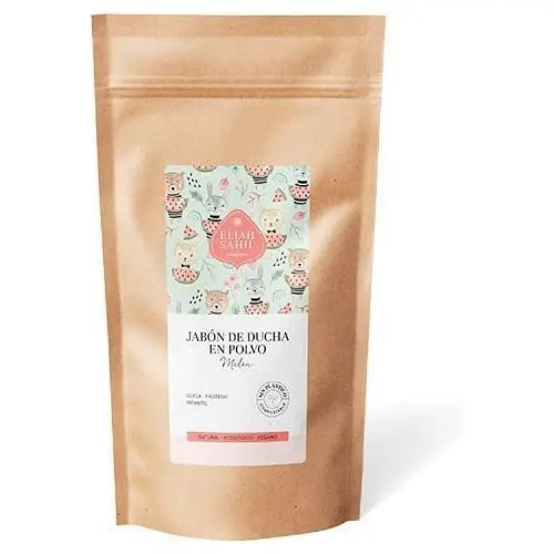 Jabón de Ducha en Polvo Infantil Melón Bio 250g - Eliah Sahil