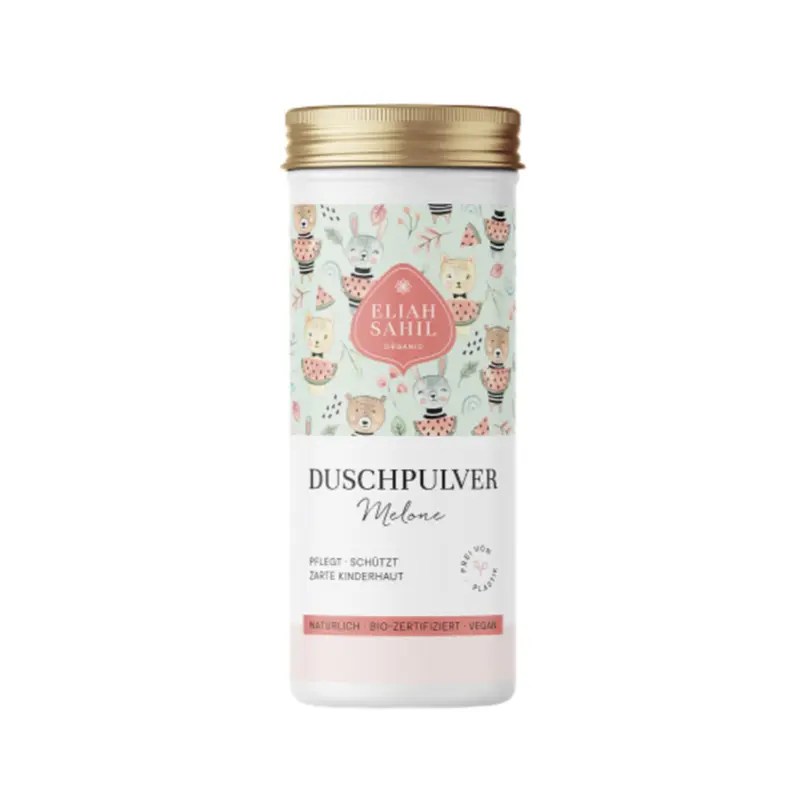 Jabón de Ducha en Polvo Infantil Melón Bio 90g - Eliah Sahil