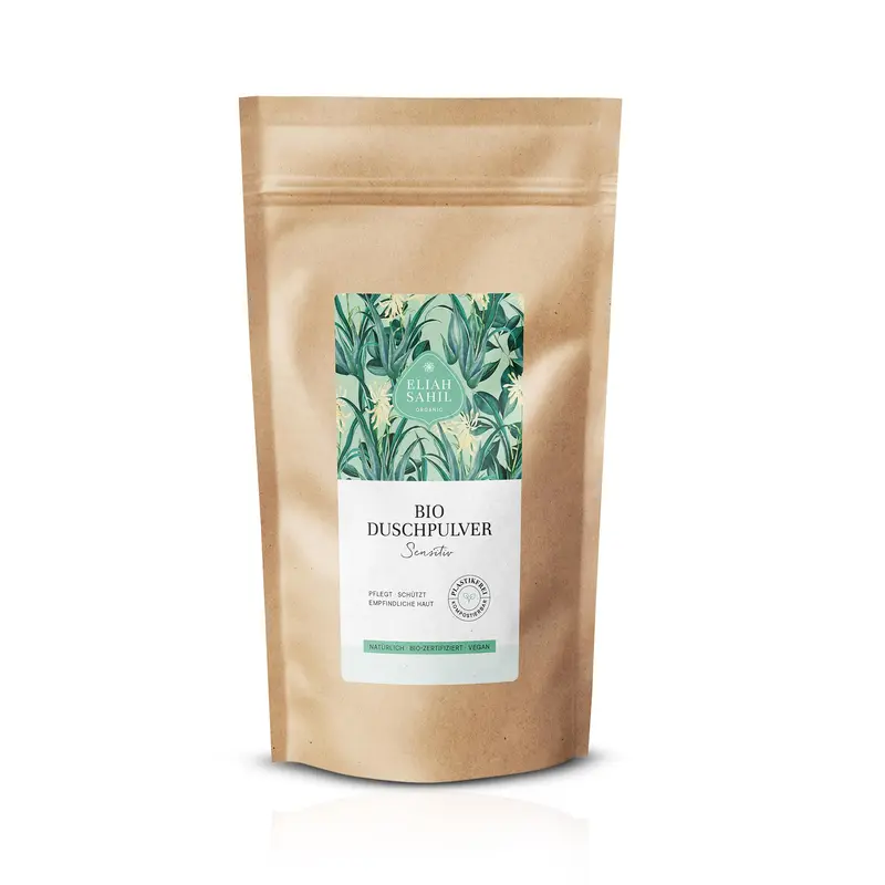 Jabón de Ducha en Polvo Pieles Sensibles Eliah Shagil - Recarga 250gr Natural