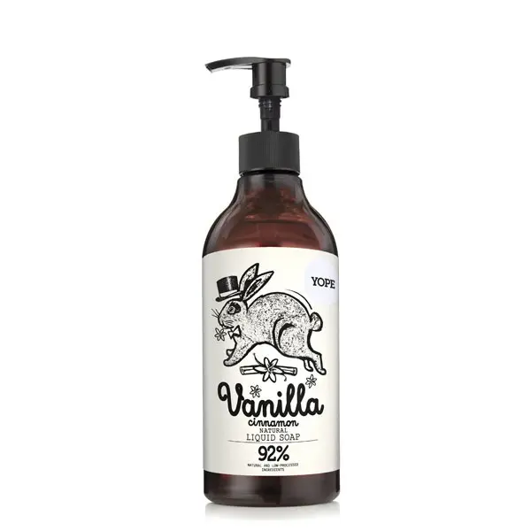 Jabón de manos hidratante natural - Vainilla y Canela -YOPE