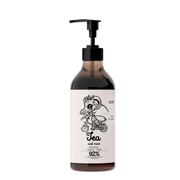 Jabón de manos natural TGA - Té y Menta - YOPE