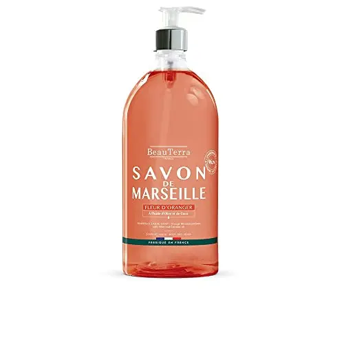 Jabón Líquido Beauterra Marseille Flor de Naranjo 1L - Manos