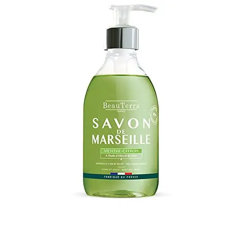 Jabón Líquido Beauterra Marseille Manos Universal Limón Menta 300 ml