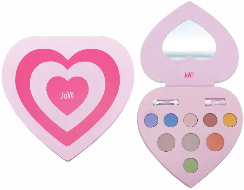 JOVO COFFRET CORAZON JJ05010101 Paleta de Sombras de Ojos 8 Sombras