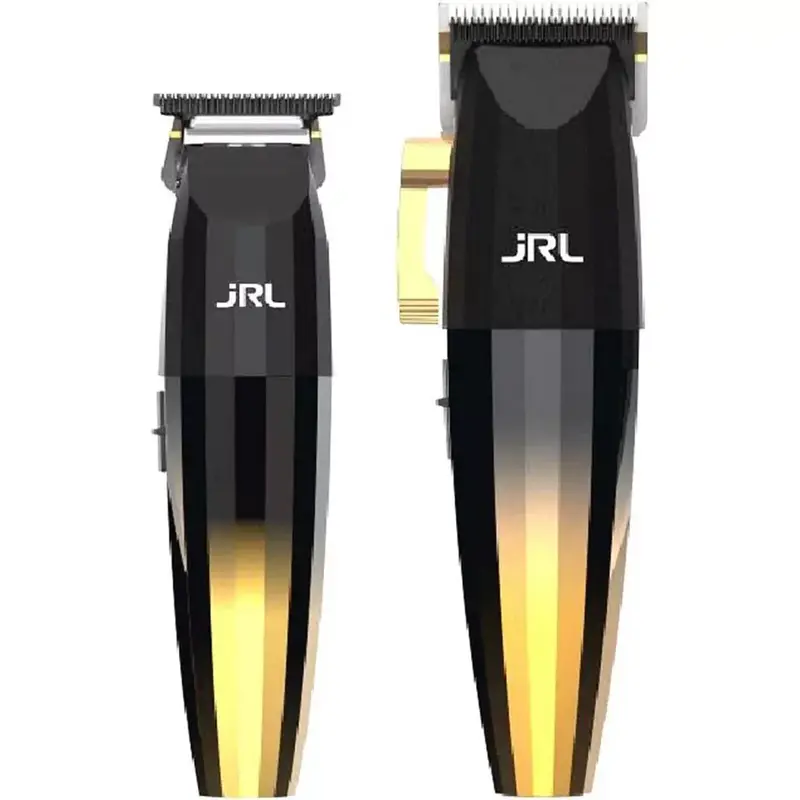 JRL Kit Profesional Barbería Fresh Fade 2020 Gold Collection Clipper y Trimmer