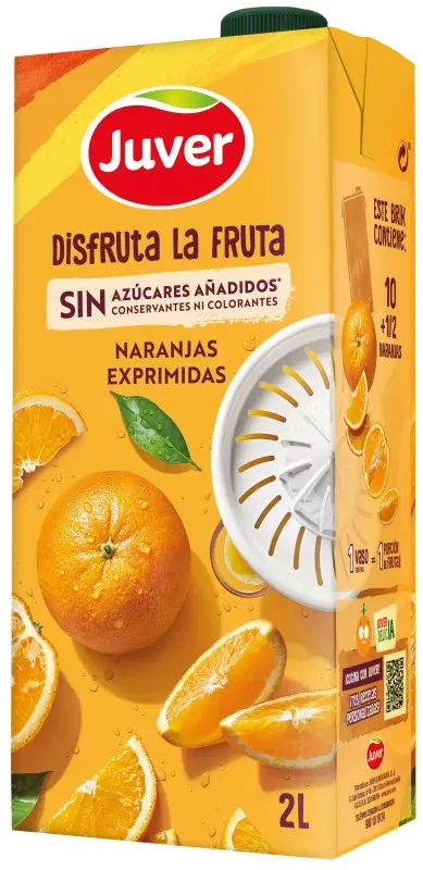 Juver Zumo de Naranjas Exprimidas 2L