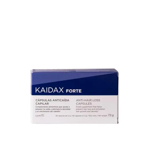KAIDAX Forte Anticaída 60 Cápsulas - Complemento Nutricional para el Cabello