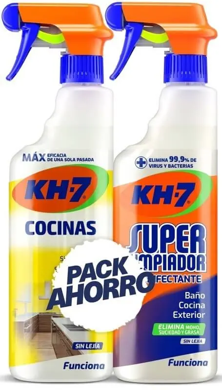 KH-7 Pack Ahorro Limpiador Cocinas 750 ml + Superlimpiador 750 ml