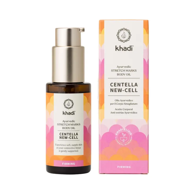 Khadi Centella New-Cell Elixir Ayurvédico - Aceite Facial y Corporal 50ml