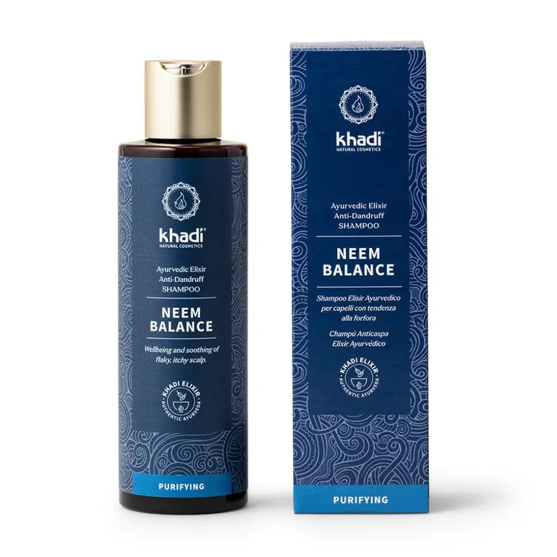 Khadi Neem Balance - Champú Ayurvédico Anticaspa 200ml