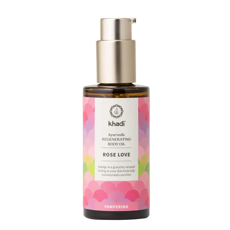 Khadi Rose Love - Aceite Corporal Regenerador Ayurvédico 100ml