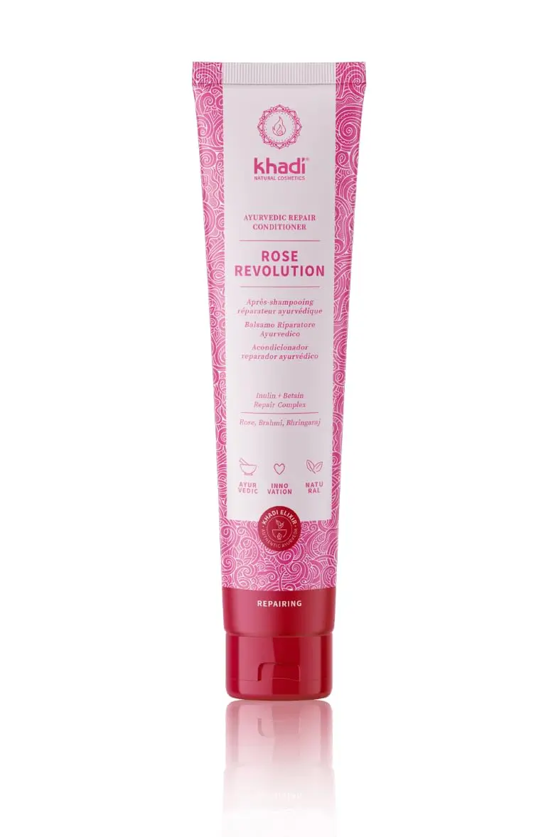 Khadi Rose Revolution Acondicionador Reparador Ayurvédico 200ml