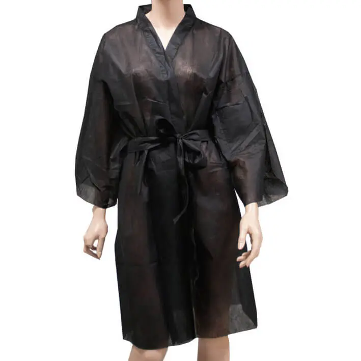 Kimono desechable TNT embolsado individual paquete 10 unidades