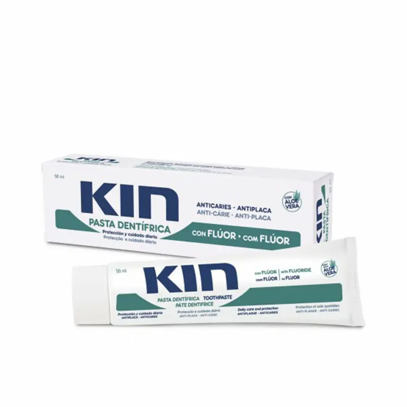 KIN Pasta Dentífrica con Flúor 50 ml - Higiene Bucal Diaria