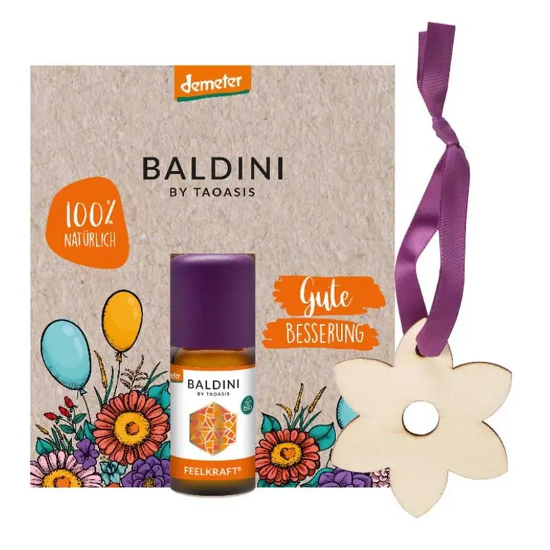 Kit Aroma Energía Taoasis - Lima, Lemongrass y Naranja 5ml con Colgante de Madera