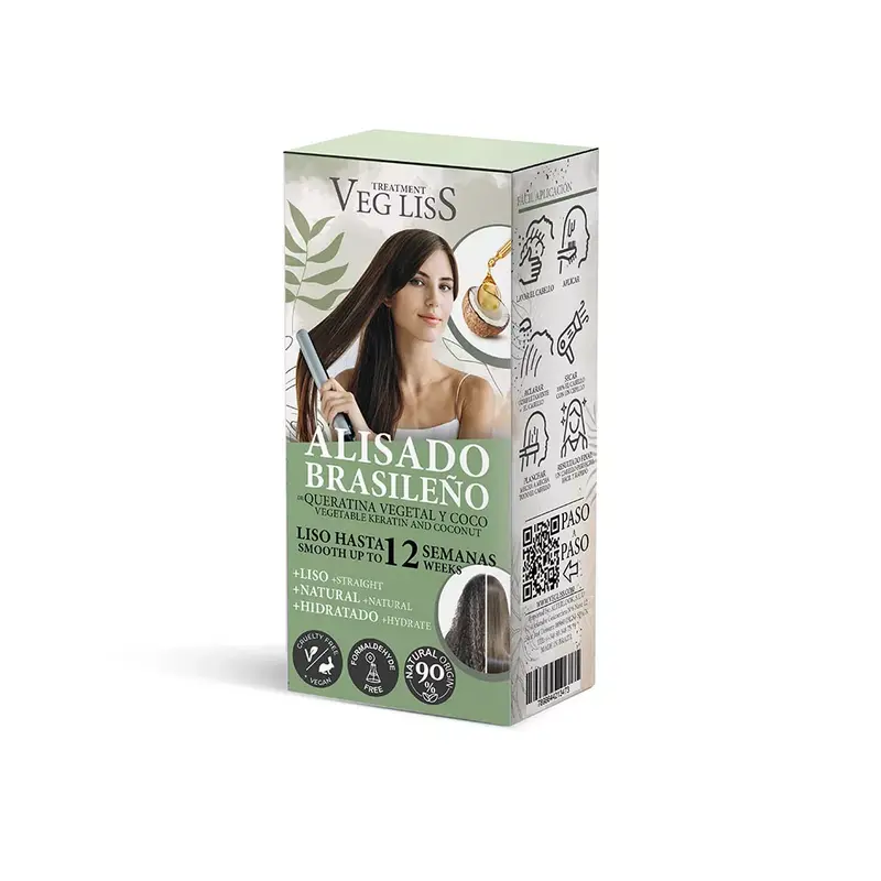 Kit de Alisado Brasileño Veg Liss con Queratina Vegetal