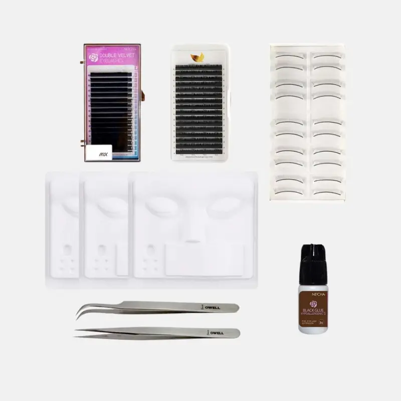Kit de Extensiones de Pestañas para Práctica